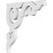Ekena Millwork Rotherham Architectural Grade PVC Bracket, 5/8"W X 8"D X 8"H BKTP01X08X08RO - alternate 1